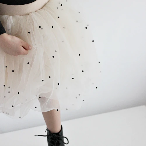 Pearl Ballerina Skirt Beige 