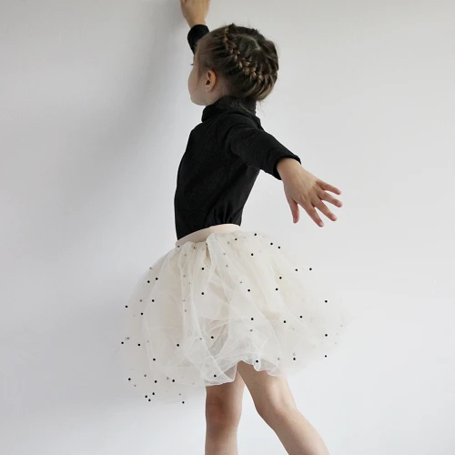 Pearl Ballerina Skirt Beige 