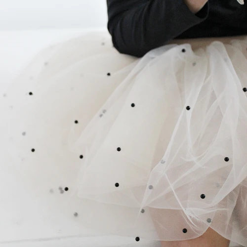 Pearl Ballerina Skirt Beige 