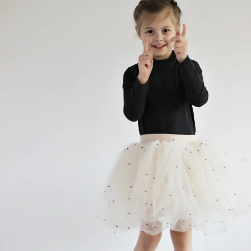 Pearl Ballerina Skirt Beige 
