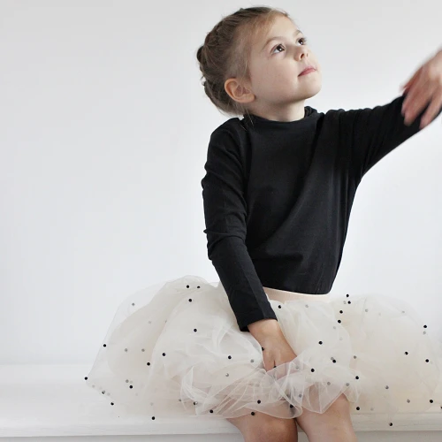 Pearl Ballerina Skirt Beige 