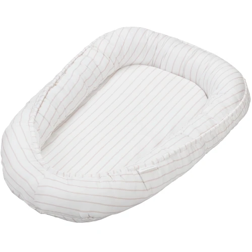 Gniazdko Stripes niemowlęce Pudrowy róż
