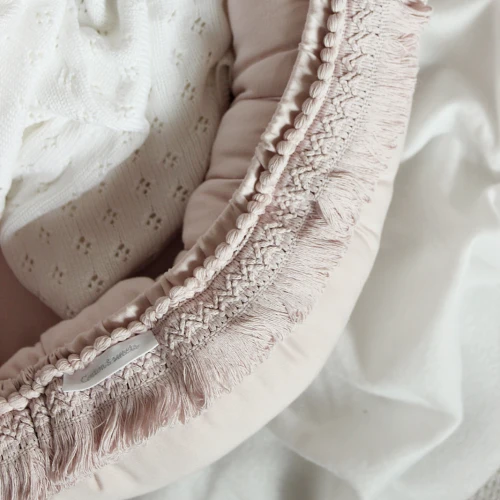 Gniazdko niemowlęce Boho Pudrowy róż