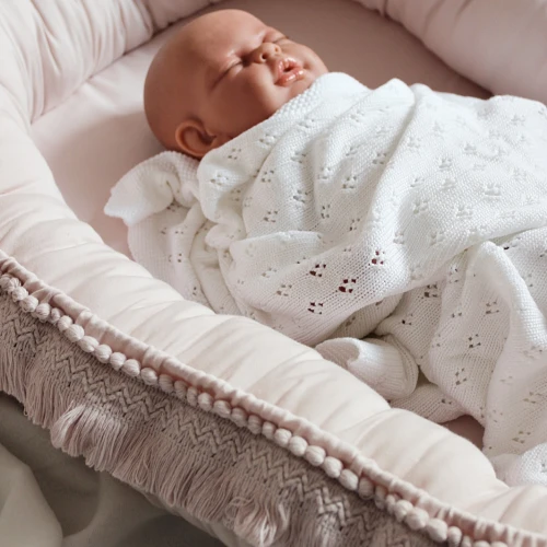 Gniazdko niemowlęce Boho Pudrowy róż