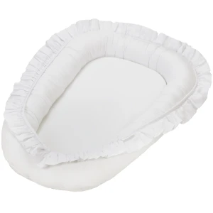 Baby nest SG with ruffles White - II grade (I)