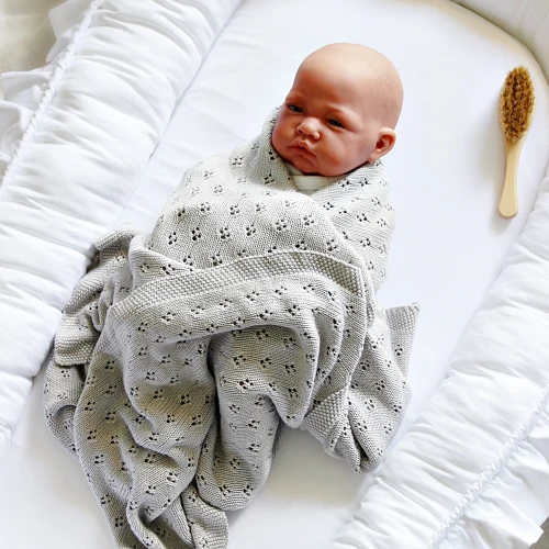 Gniazdko niemowlęce Simply Glamour Białe - II gatunek (I)