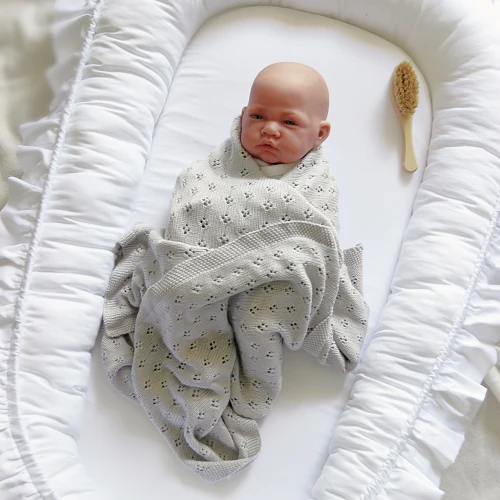 Gniazdko niemowlęce Simply Glamour Białe - II gatunek (I)