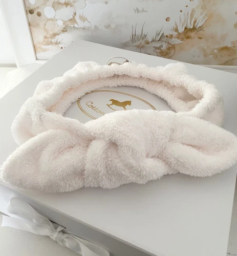 Opaska Premium Pin-up Care (do makijażu i pielęgnacji) Waniliowa