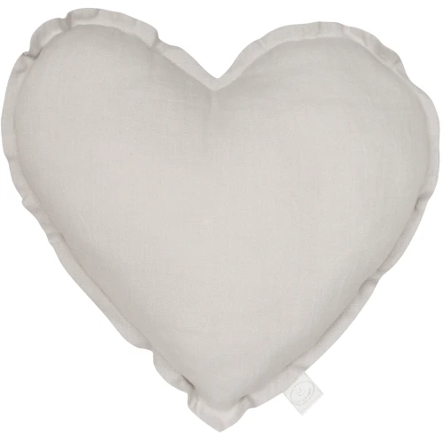 Heart pillow PN Light grey - II quality (I)