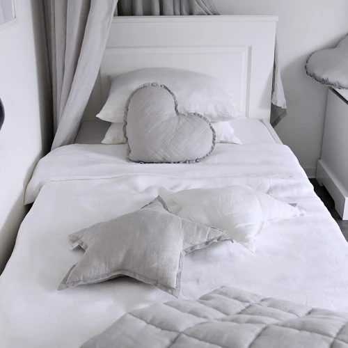 Heart pillow PN Light grey - II quality (I)