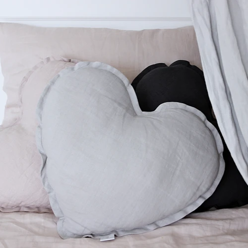 Heart pillow PN Light grey - II quality (I)