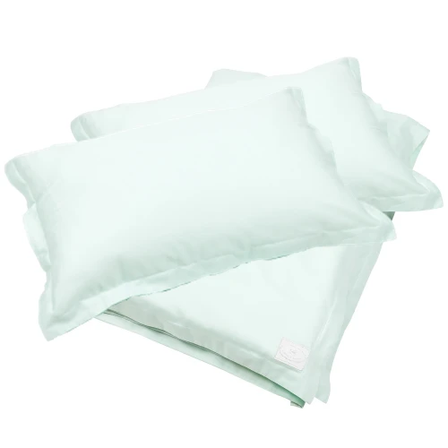 Pościel dla dorosłych 140x200 z ramką Miętowa