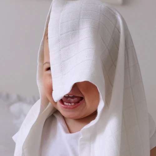 Bamboo diaper ecru - 1 pc