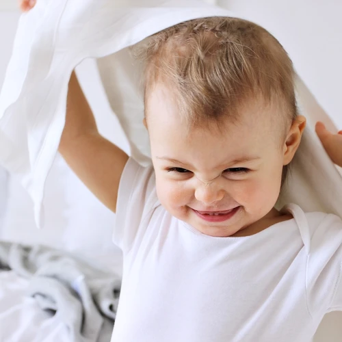 Bamboo diaper ecru - 1 pc