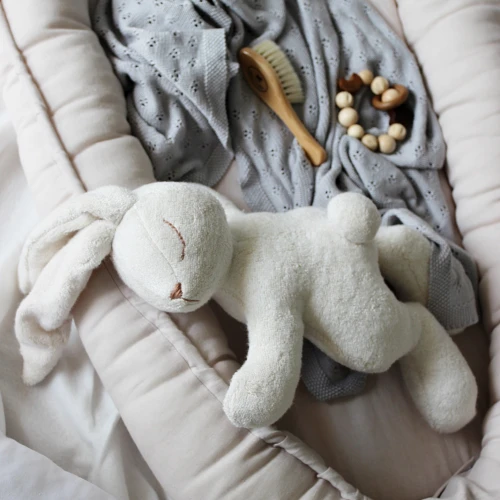 Gniazdko Niemowlęce Pure nature Jasnoszare