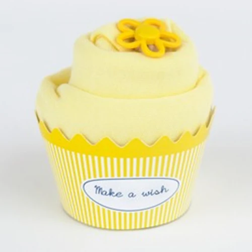 BABY CUPCAKE ŻÓŁTY - SPODENKI DŁUGIE