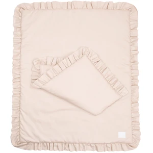 Bedding SG without filling with ruffles Nude 70x100 cm