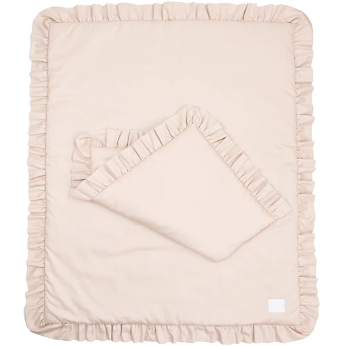 Bedding SG without filling with ruffles Nude 70x100 cm