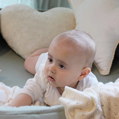 Small Junior nest Basic without ruffles Sage green