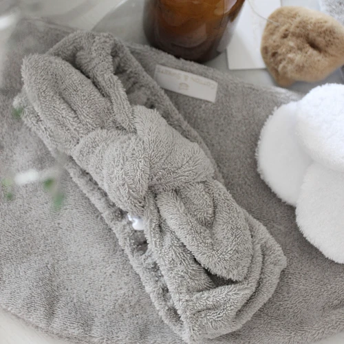 Pin up Care Make up and Care Premium Headband Light grey