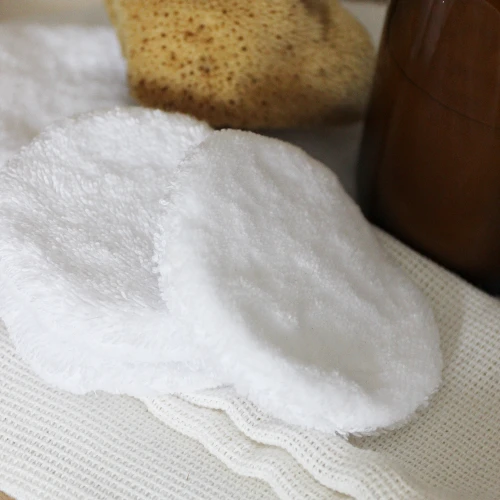 Wielorazowe płatki kosmetyczne Premium Care Pads - zestaw z woreczkiem do prania Waniliowe