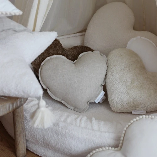 Mini heart pillow PN Natural
