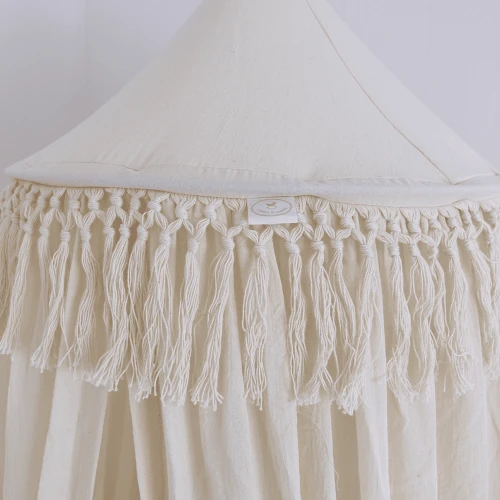 Boho Canopy  fi 50 Fringe Vanilla