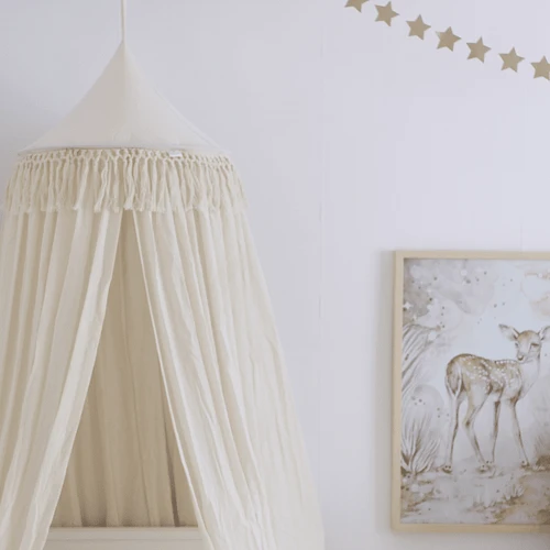 Boho Canopy  fi 50 Fringe Vanilla