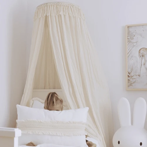 Boho Canopy  fi 50 Fringe Vanilla
