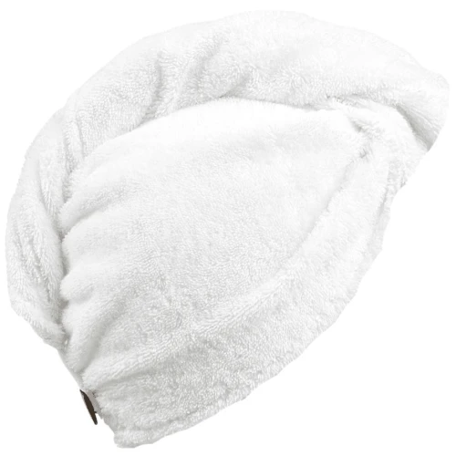 Turban dla dorosłych Premium Care bawełniany Biały