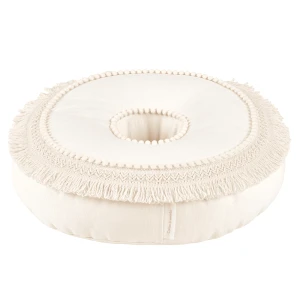 Poduszka Donut Boho Waniliowa