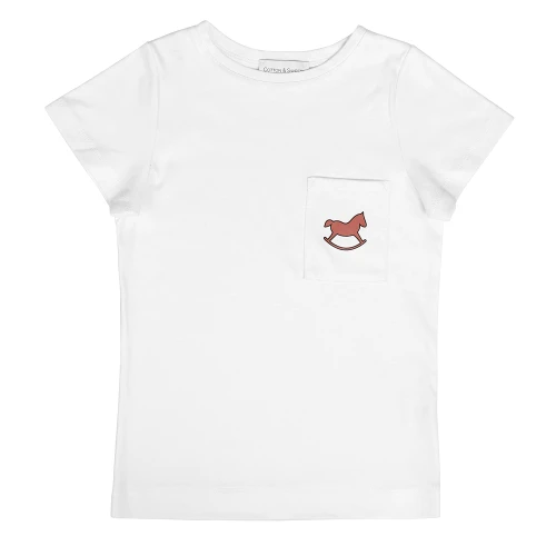 T-shirt dziecięcy Premium Logo Karmelowe