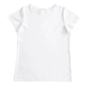 T-shirt dziecięcy Premium Biały Simple 