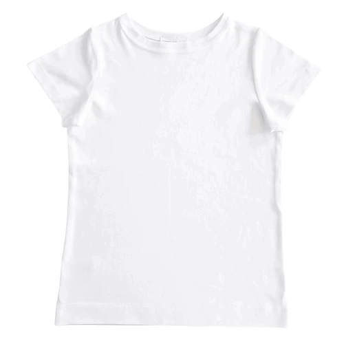 T-shirt dziecięcy Premium Biały Simple 