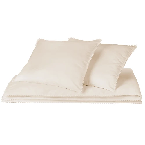 Pościel Adult Soft z koronką Waniliowa 