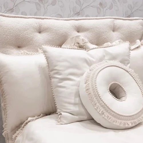 Pościel Adult Soft z koronką Waniliowa 
