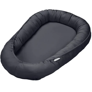 Gniazdko niemowlęce BASIC bez falbanki Grafitowe