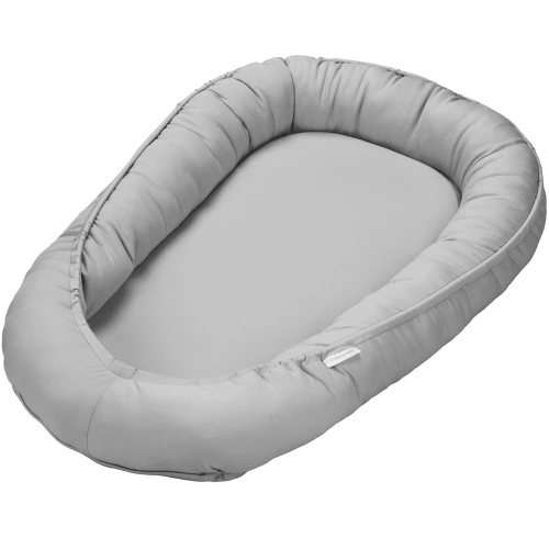 Gniazdko niemowlęce BASIC bez falbanki Jasno szare