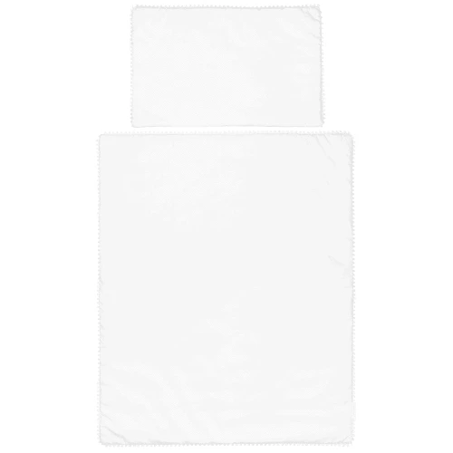 Pościel Baby Soft z koronką Biała (80x100 cm)