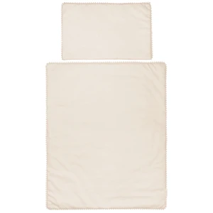 Pościel Baby Soft z koronką Waniliowa (80x100cm)