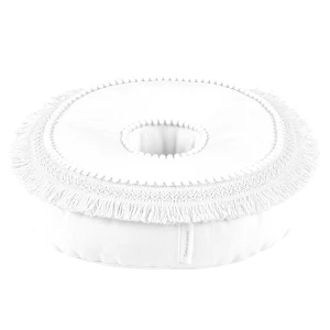 Boho Donut pillow White