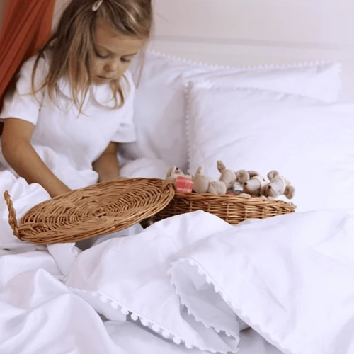 Pościel Adult  Soft z koronką Biała 