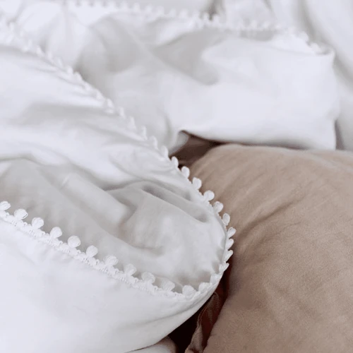 Pościel Adult  Soft z koronką Biała 