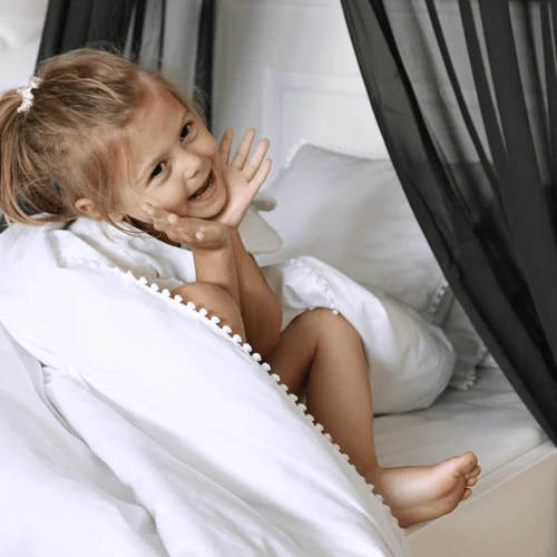 Pościel Adult  Soft z koronką Biała 