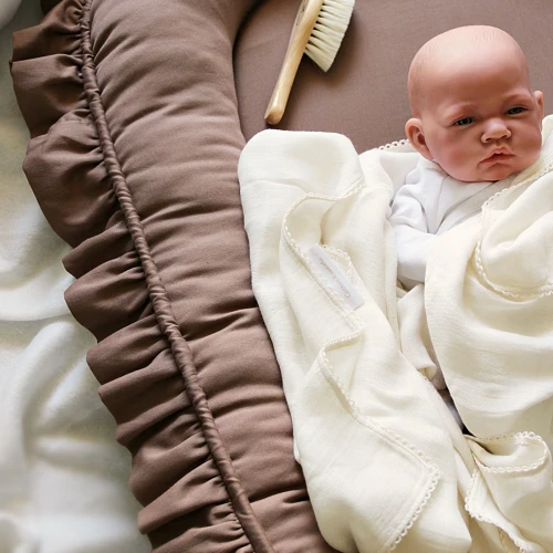 Gniazdko niemowlęce Simply Glamour Czekoladowe