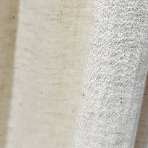 Baldachim muślinowy z lnem Natural 