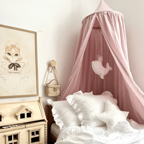 Junior Margaret bed linen set with ruffles White covers