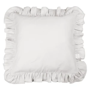 Pillow with ruffles Margaret Light grey
