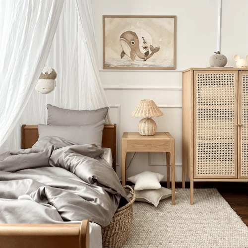 Minimal Adult bed linen Stone