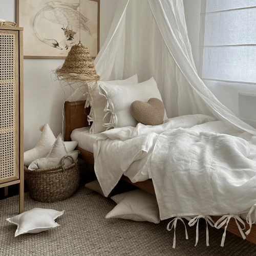 Linen Adult bed linen Cream 140x200 cm 